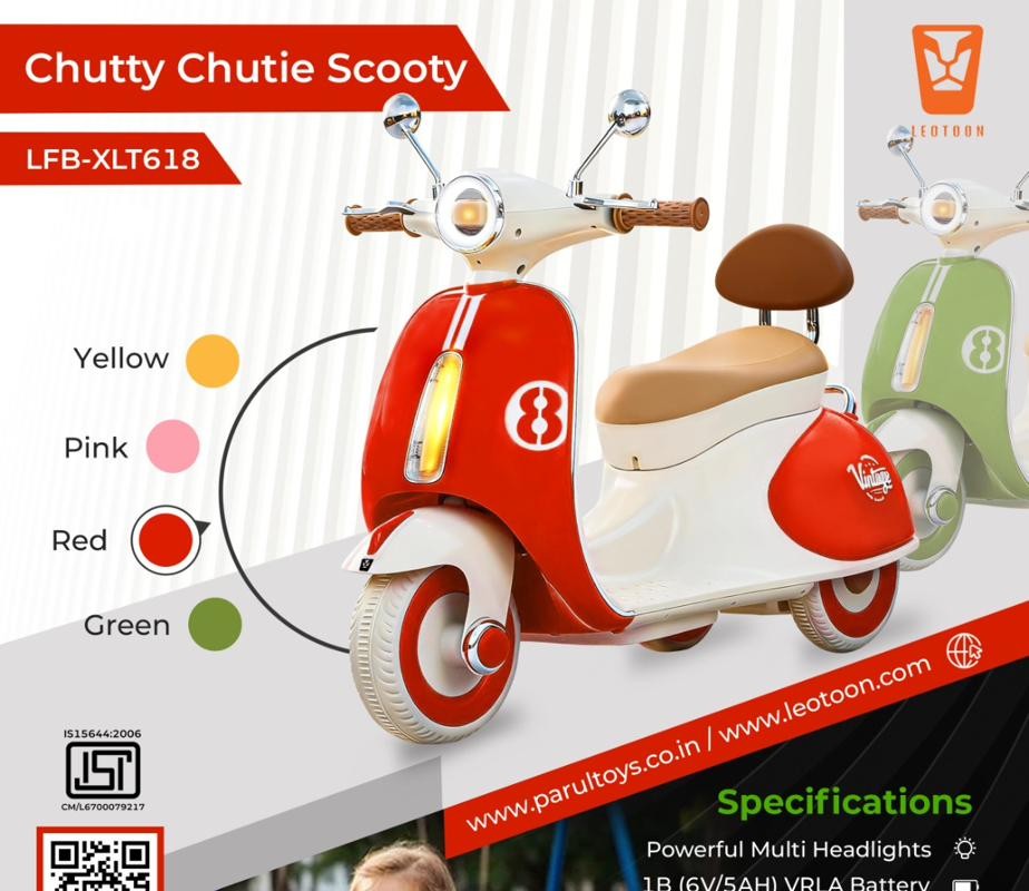 Chutty Chutie vintage-style kids scooty
